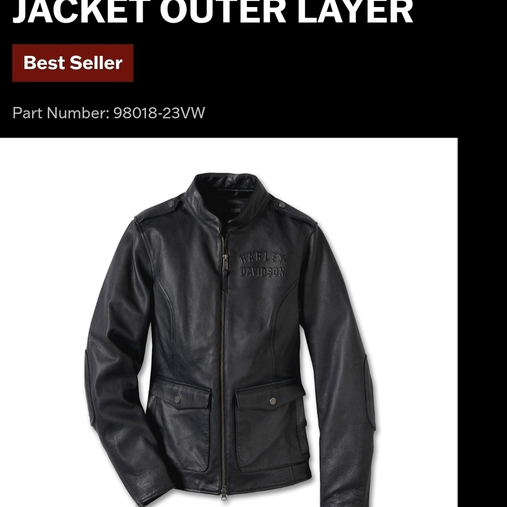 Harley-Davidson Black Leather Jacket